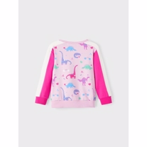 NAME IT Dino Sweatshirt Belina Pink Lavender